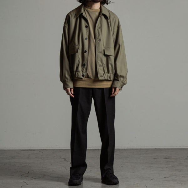 FLIGHT JACKET ORGANIC WOOL TROPICAL