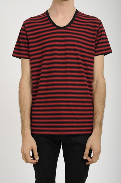 U NECK T SHIRT BORDER