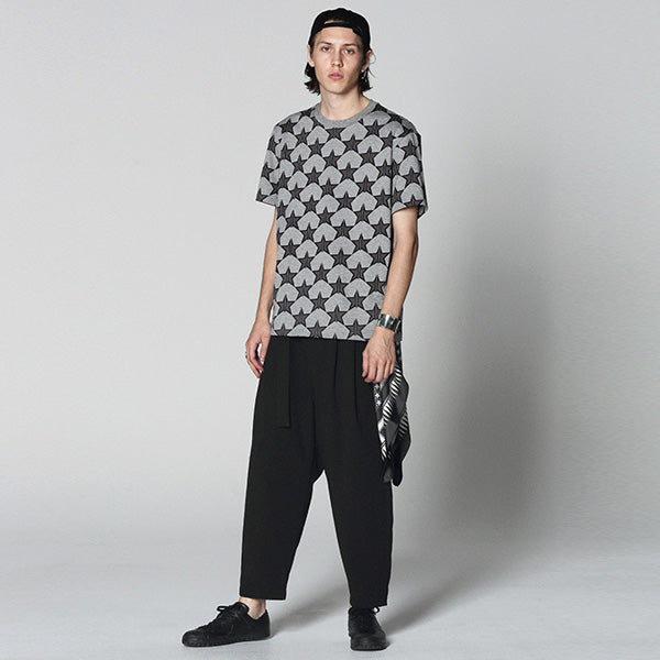 コットン強撚ギャバ 2タックワイドパンツ