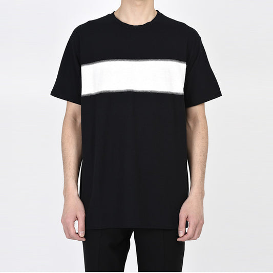 BIG T-SHIRT ONE POINT BORDER