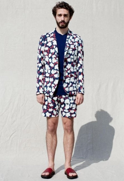 EASY SHORTS FLOWER PRINTED TOROPICAL