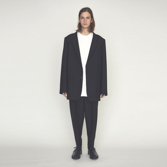 WOOL GABARDINE BIG JACKET