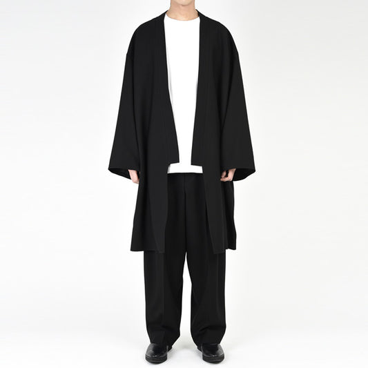 WOOL GABARDINE KIMONO LONG