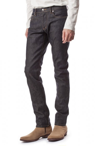 13,5ozムラ糸ストレッチデニム スーパースリム ワンウォッシュ