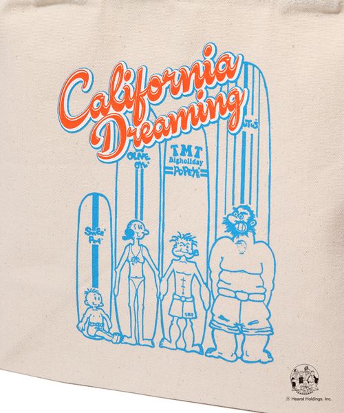POPEYE x TMT CANVAS TOTEBAG (CALIFORNIA DREAMIN)