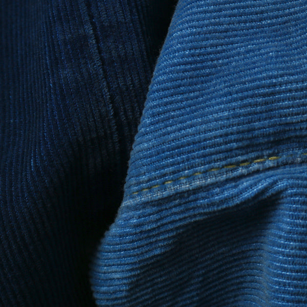 INDIGO CORDUROY PANTS