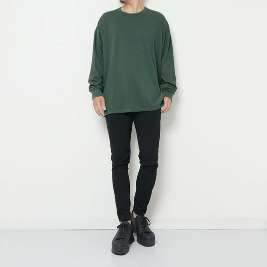超長綿天竺 クルーネックL/S