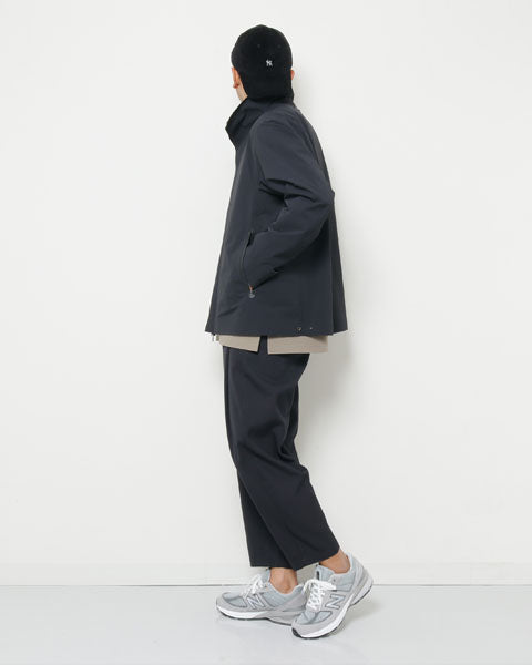 スパンPe追撚ギャバ 1タックテーパードパンツ