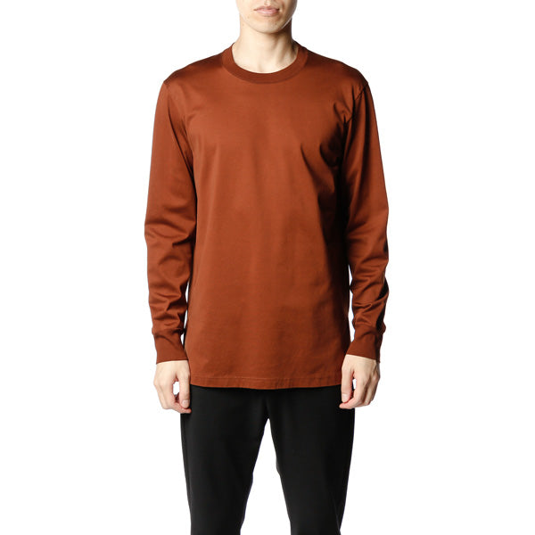 ギザシルキー天竺 クルーネックL/S