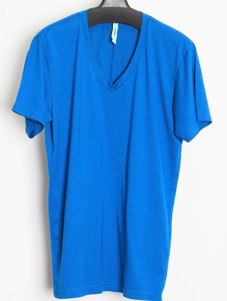 スーピマ天竺 Vネック 半袖