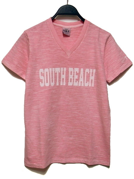 S/SL SOFT TWIST JERSEY V NECK TEE (SOUTH BEACH)
