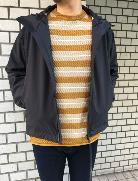 透湿防水3レイヤーNyリップ フーデッドブルゾン