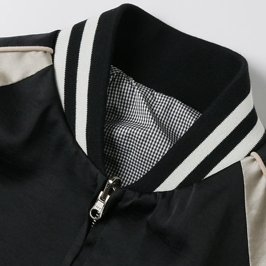 T/Rドレープサテン リバーシブルスカジャン