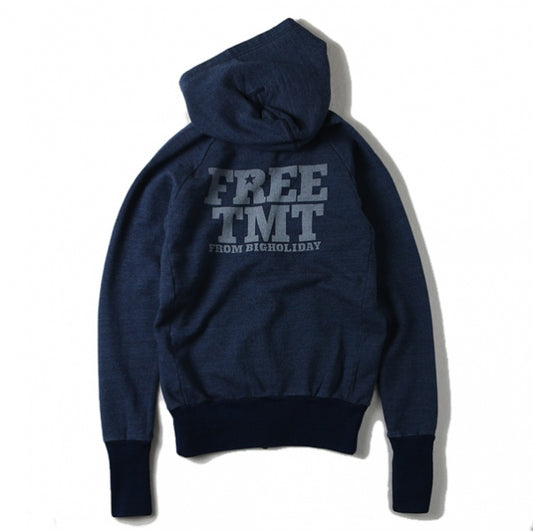 INDIGO SWEAT ZIP PARKA (FREE TMT)