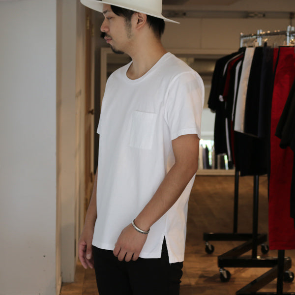 シルキー度詰天竺 クルーネックS/S