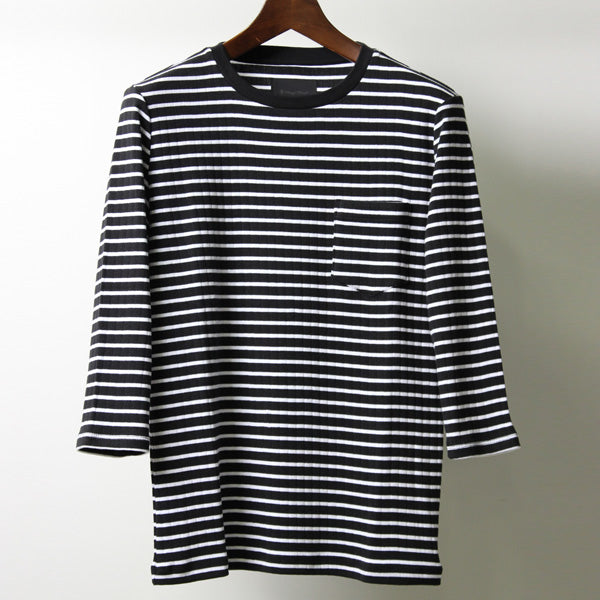 ROOF BORDER ポケット付き7分袖