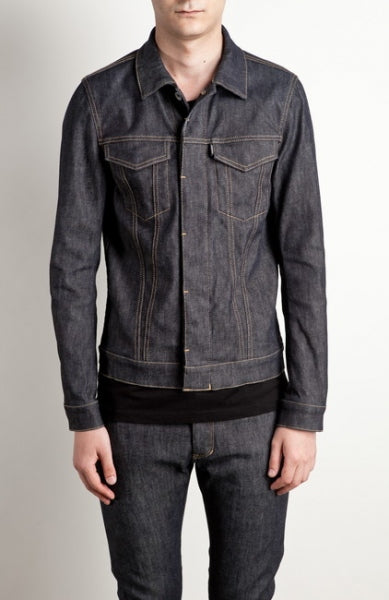 13ozムラ糸ストレッチデニム Gジャン