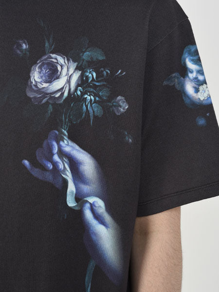 BIG T-SHIRT 30/2T-CLOTH INKJET(ROSE THUNDER ANGEL)