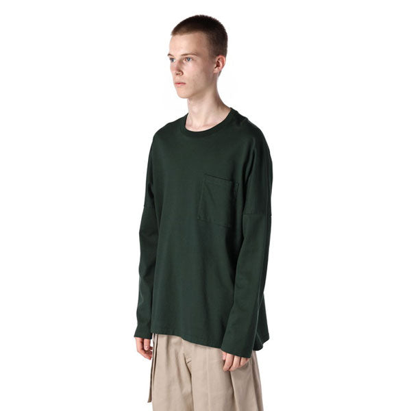 ロイヤルオーガニックコンパクト天竺 クルーネックドルマンL/S