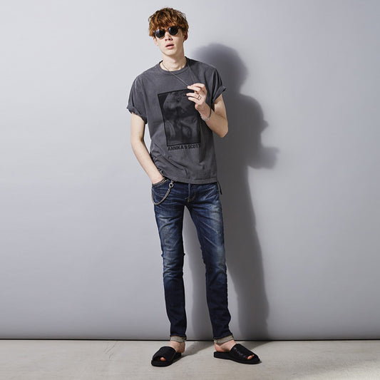 TWIN POWER STRETCH x SHAVING SKINNY LEG