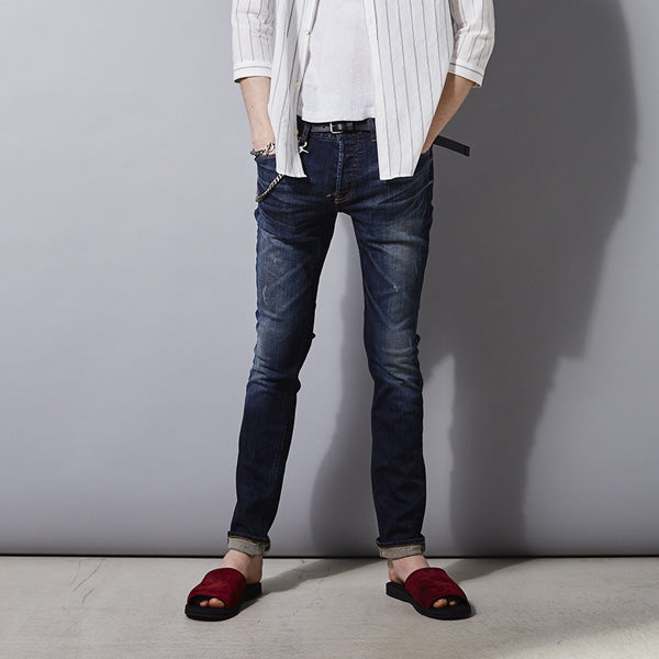 TWIN POWER STRETCH x SHAVING SKINNY LEG