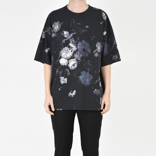 SUPER BIG T-SHIRT 14/1 T-CLOTH INKJET FLOWER