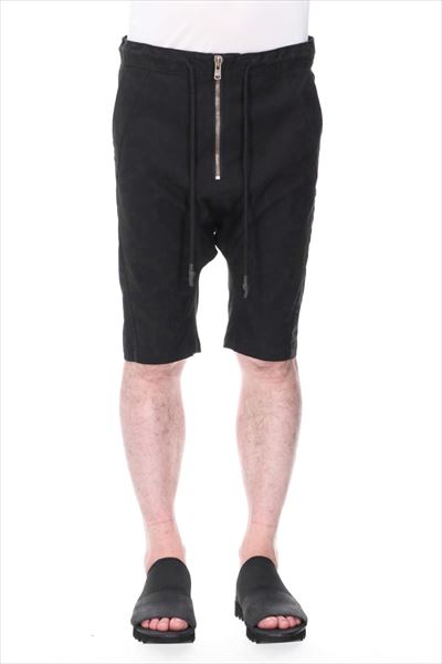 LINEN JERSEY MOTO SHORTS