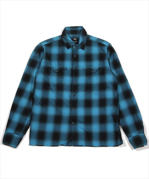 80s NEON COLOR OMBRE CHECK SHIRTS