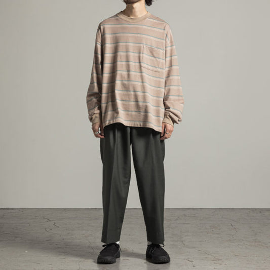 BORDER TEE L/S