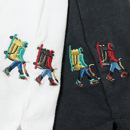 16/-天竺ポケロンT(刺繍 : Hiker)