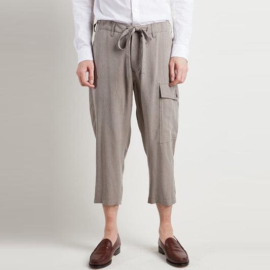 テンセルリネンポプリンワッシャー イージーパンツ