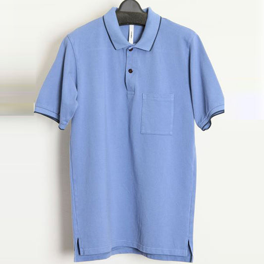 スビン鹿の子 ポロシャツ