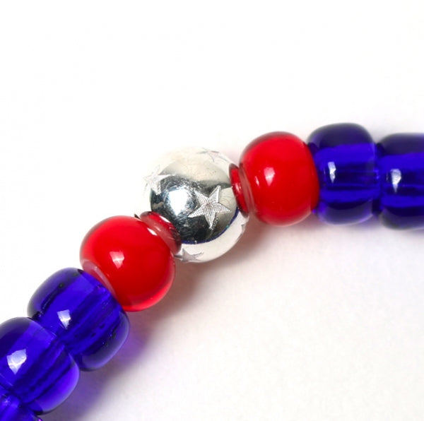 glass beads bracelet