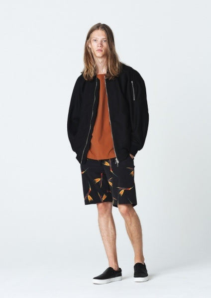 Peストレッチタイプライター プルオーバーシャツS/S