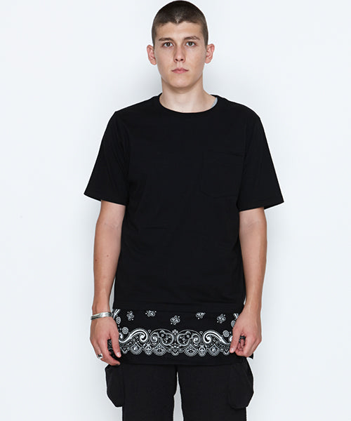 LAYERED POCKET T-SHIRTS (BANDANA)