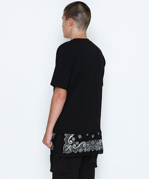 LAYERED POCKET T-SHIRTS (BANDANA)