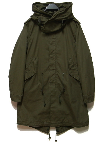 コットンナイロンオックス モッズコート