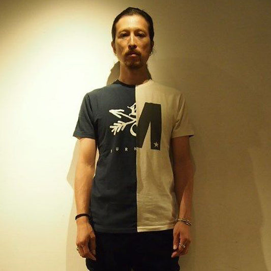 crew neck docking t-shirts (M x BURNOUT)