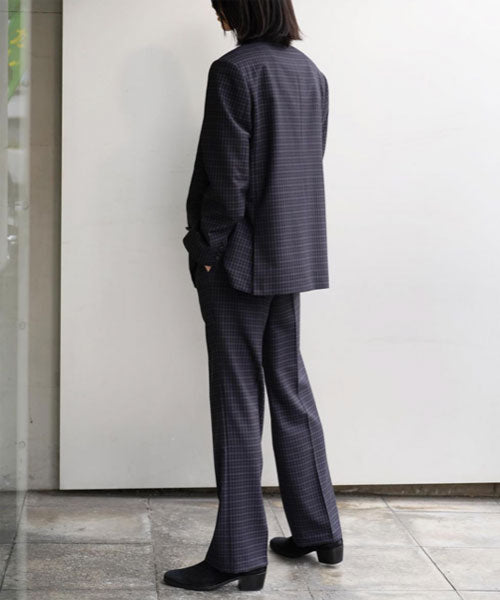 WOOL DARK GUN CLUB W JACKET