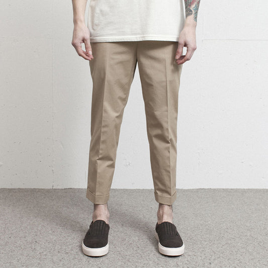 ストレッチグログラン クロップドスラックス