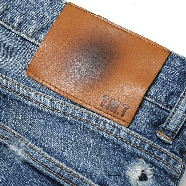 STRETCH RAINBOW CRASH DENIM 5P CROPPED