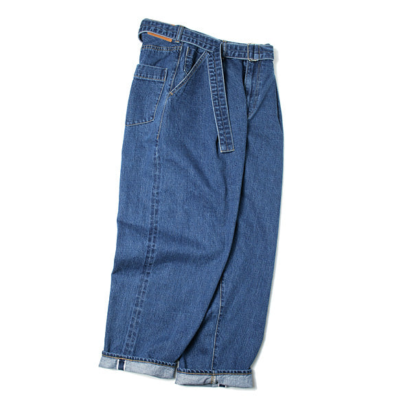 1TUCK BELT JEANS 12oz ORGANIC SELVEDGE DENIM