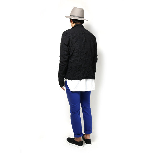 30/-解撚ポプリンワッシャー プルオーバーシャツL/S