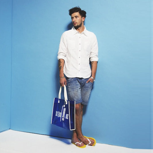 LIGHT DENIM WORK SHORTS