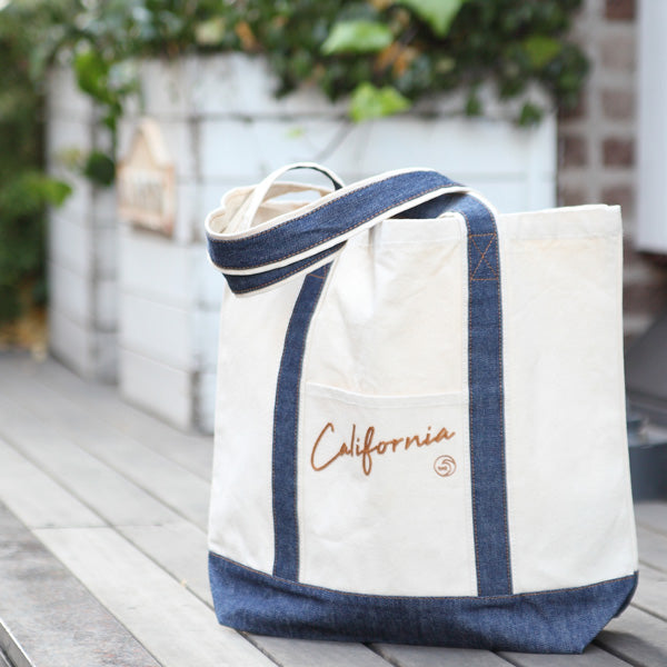 CANVAS x DENIM TOTE BAG