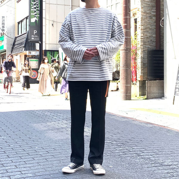 VISCOSEツイル ストレートフィットトラウザー