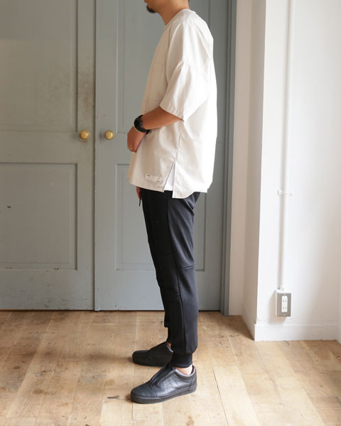 TYPEWRITER STRETCH DROP SHOULDER PULLOVER SHIRTS