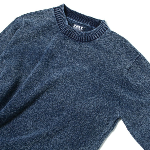 INDIGO LOOP YARN KNIT PULLOVER