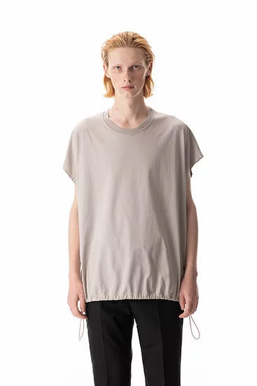 SUEDED CO JERSEY VESSEL BOX TEE