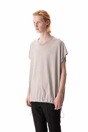 SUEDED CO JERSEY VESSEL BOX TEE